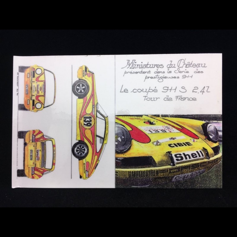 Porsche 911 S/T 2.4 Tour de France 1970 n° 139 Larousse 1/43 Miniatures du Château