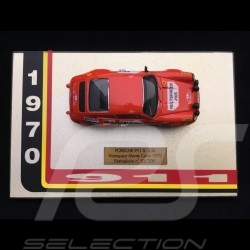 Porsche 911 S 2.3 vainqueur Monte Carlo 1970 n° 6 Waldegaard 1/43 Miniatures du Château