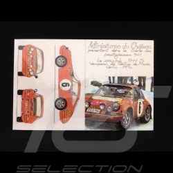 Porsche 911 S 2.3 winner Monte Carlo 1970 n° 6 Waldegaard 1/43 Miniatures du Château