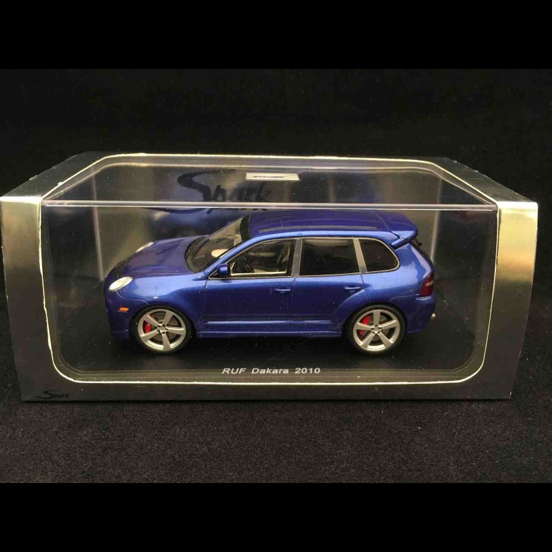 スパーク製　ポルシェ　RUF DAKARA 2010 1/43 Porsche Cayenne RUF Dakara 2010 blue 1/43 Spark S0746
