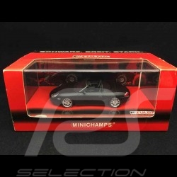 Porsche 986 Boxster S Fulda 2002 noir mat 1/43 Minichamps 436062072