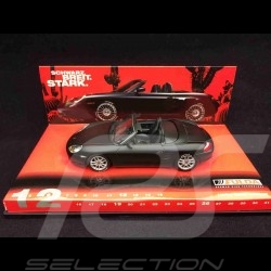 Porsche 986 Boxster S Fulda 2002 matte black 1/43 Minichamps 436062072