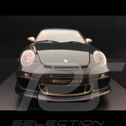 Porsche 911 GT3 RS type 997 Mk 2 2010 grau / gold Streifen 1/18 Autoart 78142