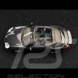 Porsche 911 type 996 Turbo Cabriolet 2004 graublau metal 1/43 Minichamps WAP02010114