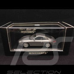 Porsche 911 type 996 Carrera phase II 2001 1/43 Minichamps 400061020 gris metallisé sealgrey sealgrau metallic 