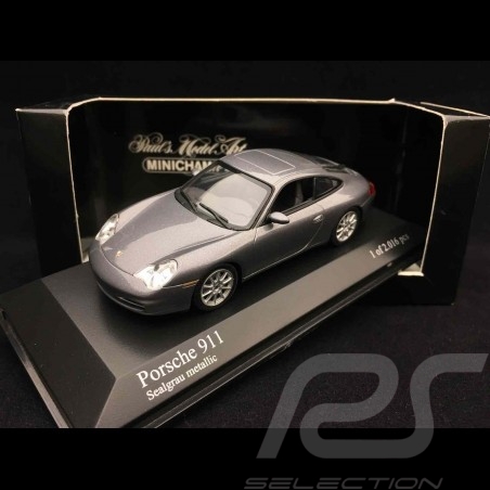 Porsche 911 type 996 Carrera phase II 2001 1/43 Minichamps 400061020 gris metallisé sealgrey sealgra