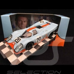 Porsche 917 K Gulf n° 20 Steve Mc Queen 24h du Mans 1/43 Brumm