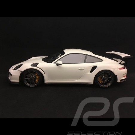 Porsche 911 GT3 RS type 991 phase 1 2015 1/18 Minichamps 153066224 blanche white weiß