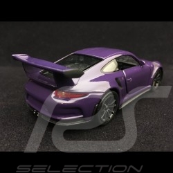 Porsche 911 GT3 RS type 991 Welly violet jouet à friction pull back toy Spielzeug Reibung
