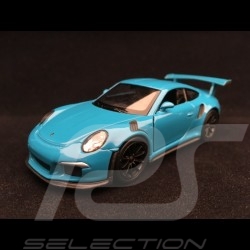 Porsche 911 GT3 RS type 991 pull back toy Welly blue