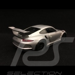 Porsche 911 GT3 RS type 991 Welly gris métallisé jouet à friction pull back toy Spielzeug Reibung silver grey silbergrau