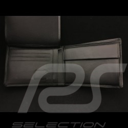 Set Porsche wallet money holder H8 with keyring black leather Touch Porsche Design 4090002481