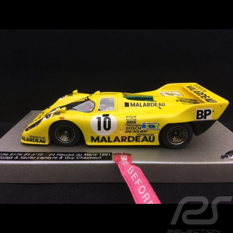 Slot car Porsche 917 K 81 Le Mans 1981 n° 10 Kremer 1/32 Le Mans miniatures 13208110M