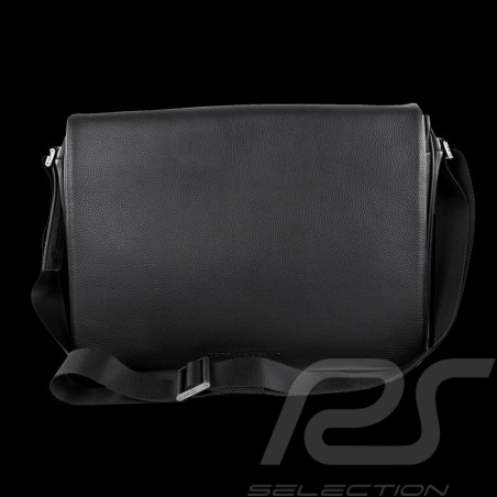 Sac Porsche Laptop / Messenger Cervo 2.0 Porsche Design 4090001801 cuir noir black leather shoulder baf schwarze leder tasche