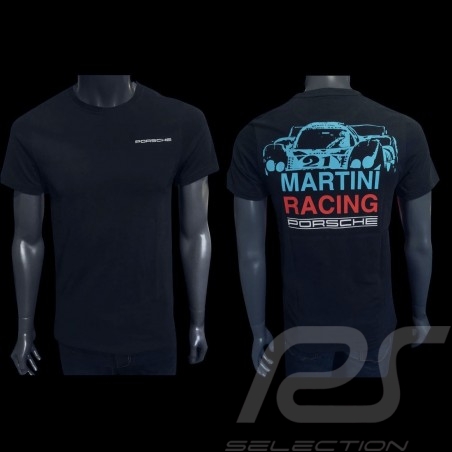 T-shirt Porsche 917 LH  Le Mans 1971 n° 21 Martini Racing bleu foncé Porsche Design WAP871 - homme