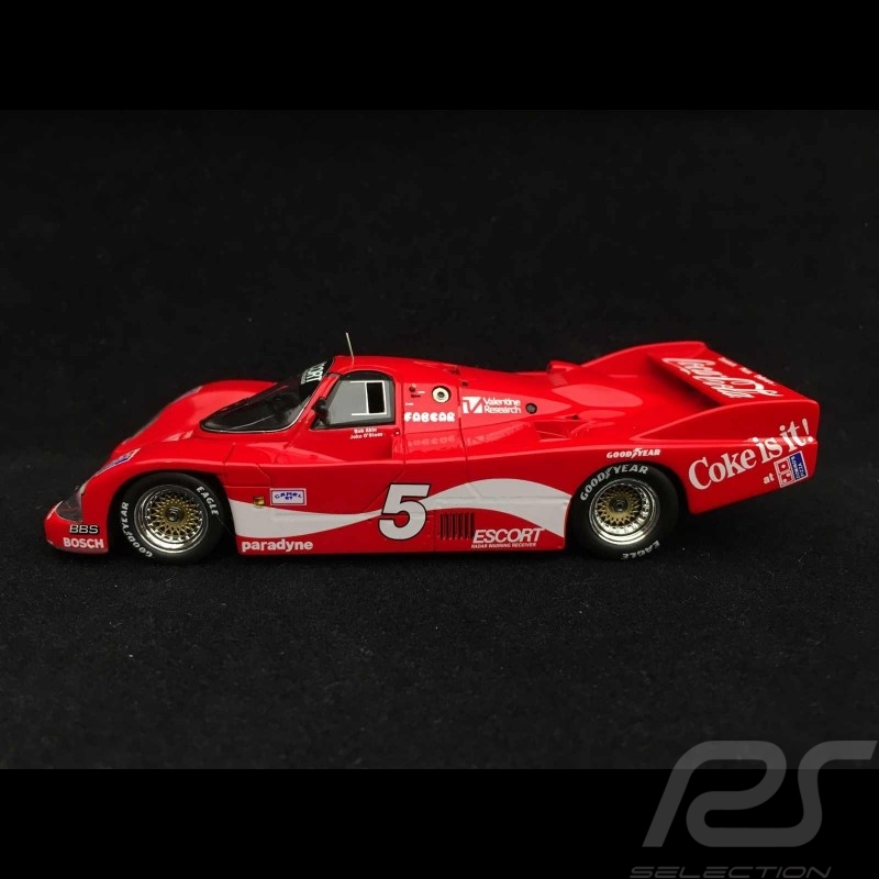 Porsche 962 Long-Tail 24h Daytona 1985 n° 5 Coca-Cola 1/43 TrueScale TSM09432