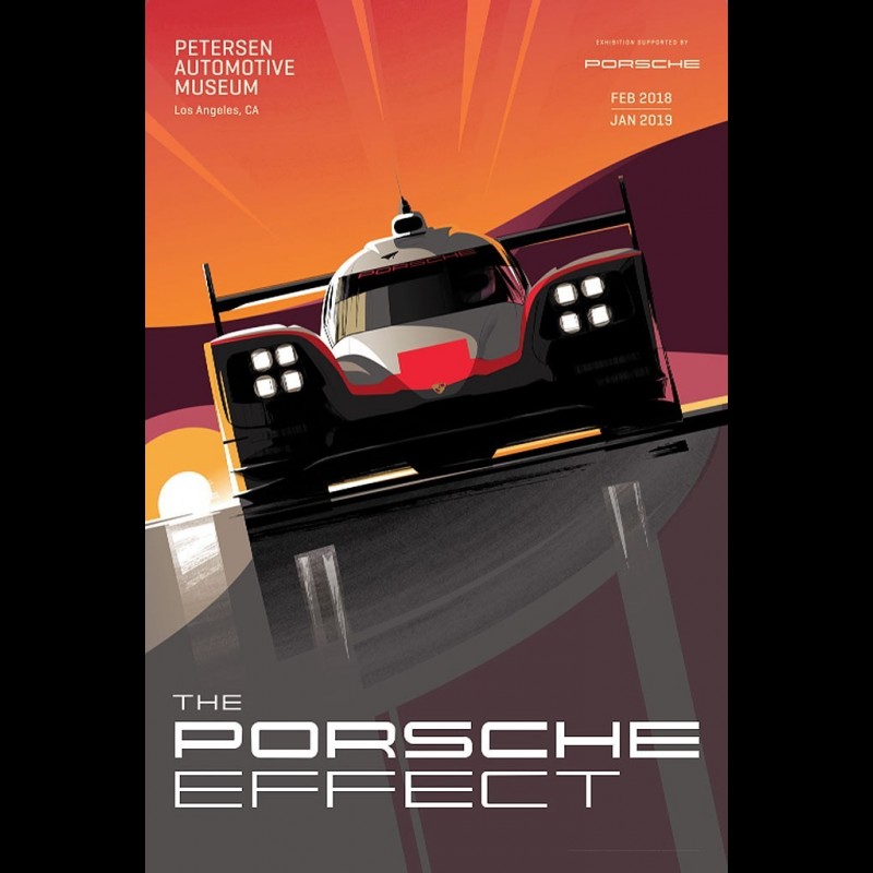 Porsche 919 Poster The Porsche Effect Petersen Automotive Museum Rare