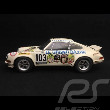 Porsche 911 Carrera 2.8 RSR Tour Auto 1973 n° 103 Les Charlots Le grand Bazar 1/18 Solido S1801106