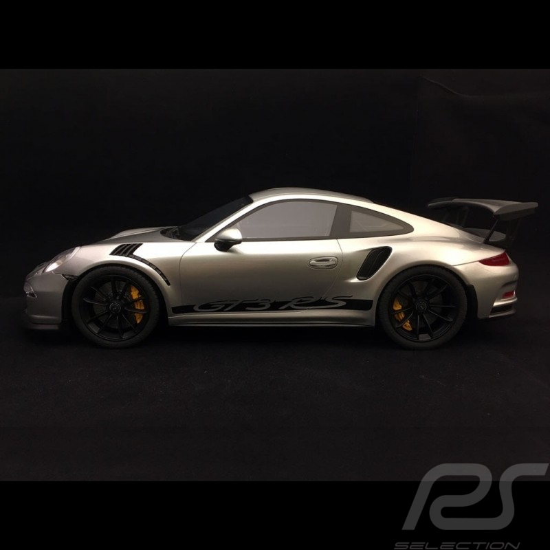 Porsche 911 GT3 RS type 991 2015 silbergrau metallic 1/12 GT Spirit GT705