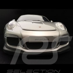 Porsche 911 GT3 RS type 991 2015 silver grey metallic 1/12 GT Spirit GT705