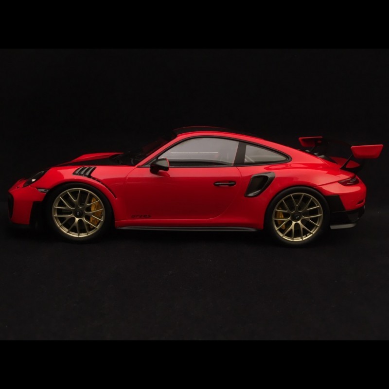 Porsche 911 GT2 RS type 991 Weissach Package red / black 1/18 Spark ...