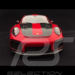 Porsche 911 GT2 RS typ 991 Weissach Package rot / schwarz 1/18 Spark WAX02100037