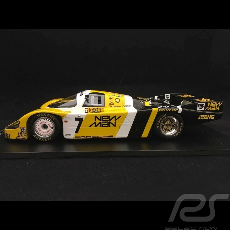 Porsche 956 LH vainqueur winner sieger Le Mans 1985 n° 7 New Man 1/18 Spark 18LM85