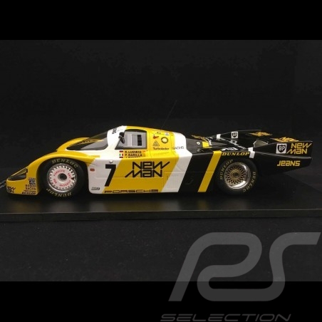 Porsche 956 LH Sieger Le Mans 1985 n° 7 New Man 1/18 Spark 18LM85