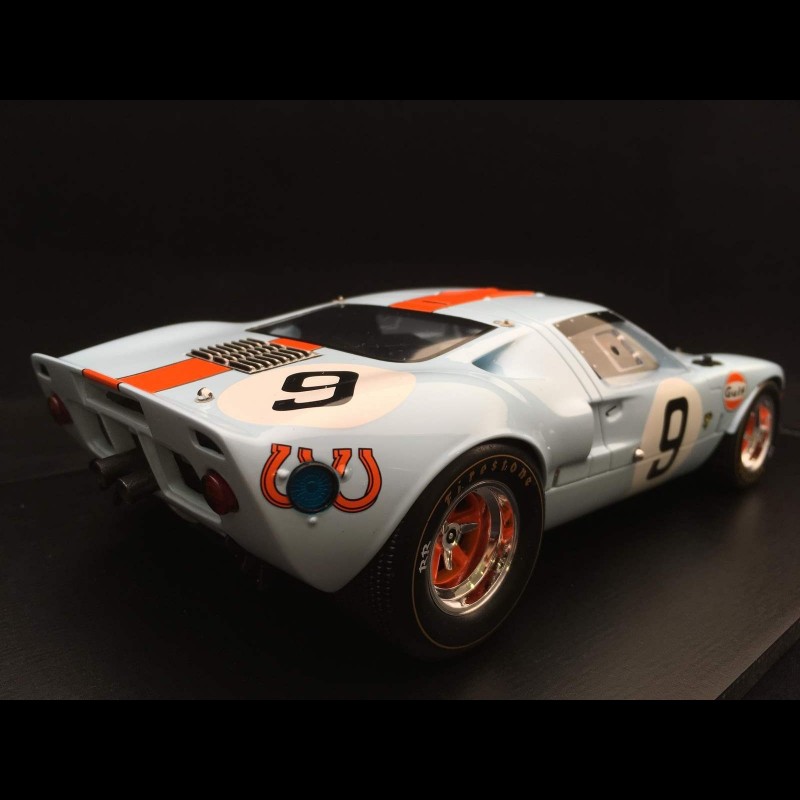 PEDRO RODRIGUEZ LUCIEN Bianchi #9 Ford GT40 Le Mans 1968 Old Motor