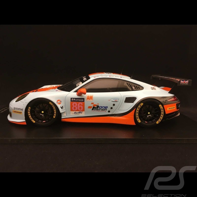 Porsche 911 RSR type 991 24h du Mans 2017 n° 86 Gulf Racing UK 1/18 Spark 18S334