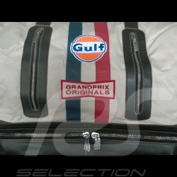 Gulf vintage Sporttasche beige Baumwolle/ Leder