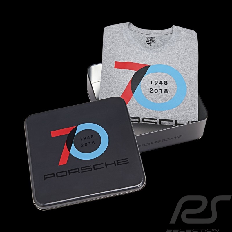 T-shirt Porsche 70 ans gris Porsche Design WAP711 - homme
