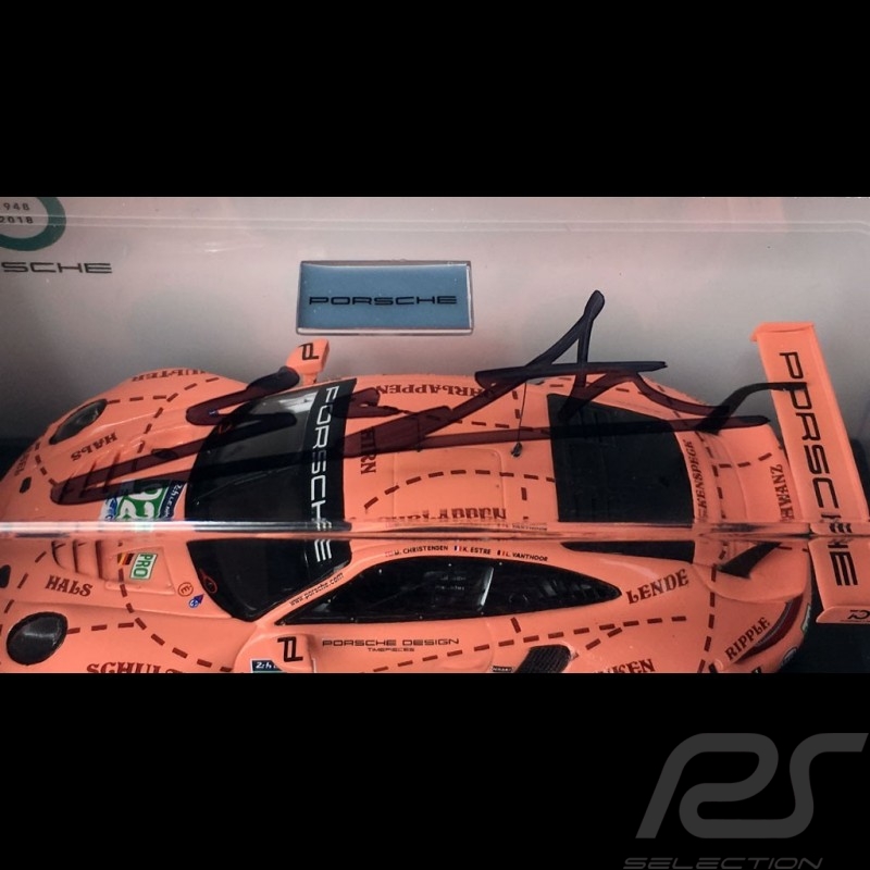 Porsche 911 RSR type 991 24h du Mans 2018 n° 92 Signature Kevin Estre 1/43 Spark MAP02087618