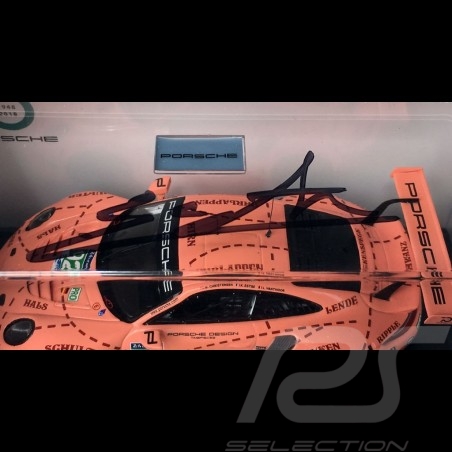 Porsche 911 RSR typ 991 24h du Mans 2018 n° 92 Kevin Estre Unterschrift 1/43 Spark MAP02087618