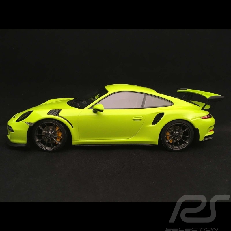 Porsche 911 GT3 RS type 991 phase 1 2015 1/18 Minichamps 155066222 vert lumière light green hellgrün