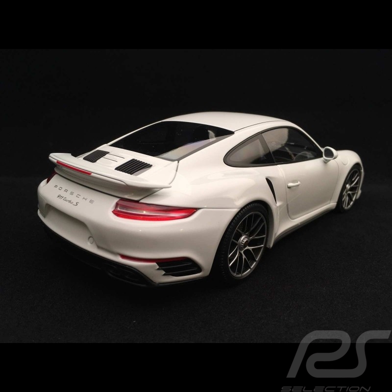 Porsche 911 Turbo S Type 991 Mark Ii 16 White 1 18 Minichamps