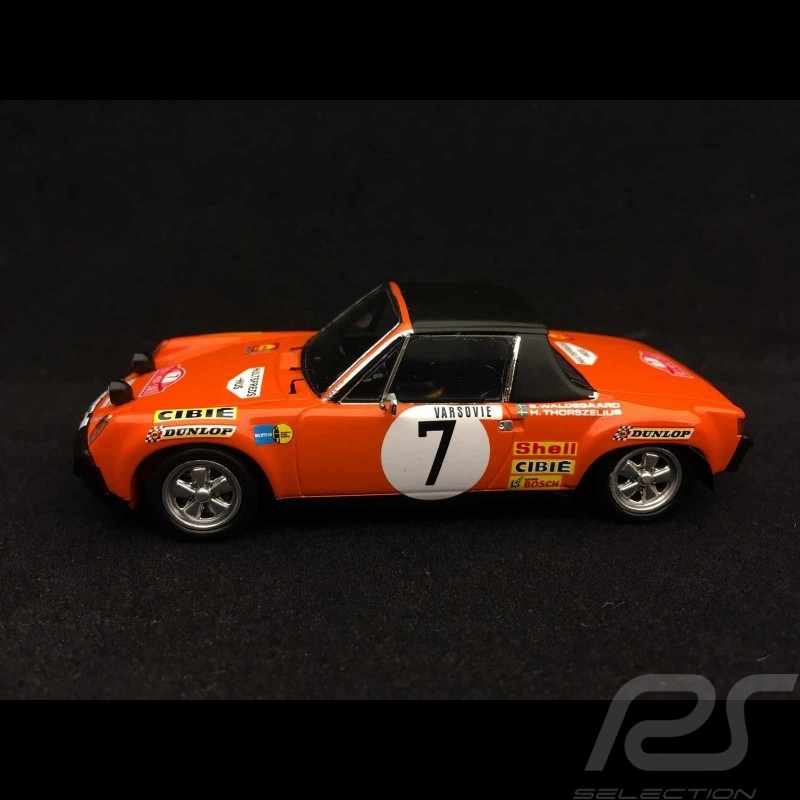 Porsche 914 6 Monte Carlo Rally 1971 n° 7 Waldegaard 1/43 Spark S5582