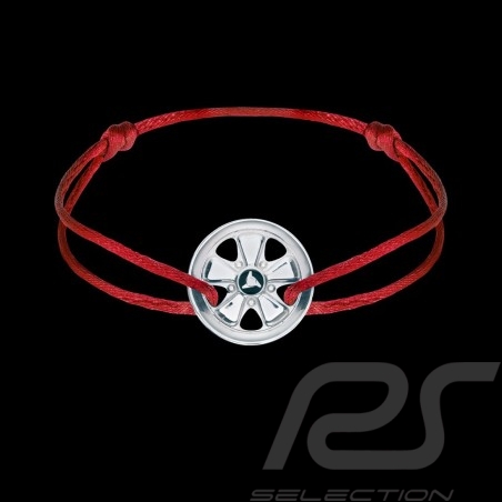 Fuchs Bracelet Sterling Silver red cord Limited Edition 911 pieces