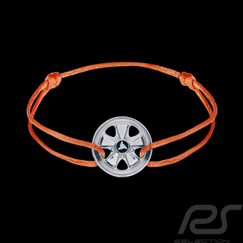 Fuchs Armband Sterling Silber orange Schnur Limitierte Auflage 911 Stück