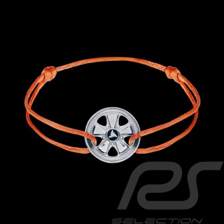Fuchs Bracelet Sterling Silver orange cord Limited Edition 911 pieces