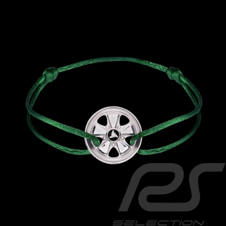 Bracelet Fuchs Argent Silver Silber Sterling Cordon vert irish Edition limitée 911 exemplaires Armband irish green 