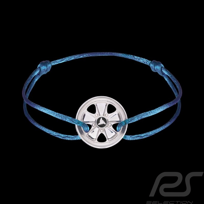 Bracelet Armband Fuchs Argent Sterling Silver Silber Cordon bleu blue blau olympe Edition limitée 911 