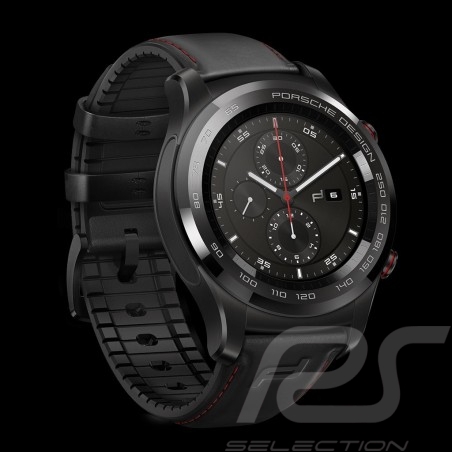 Montre connectée Porsche Smartwatch noire Huawei / Porsche Design PDHWSWRW2017 black connected watch schwarz uhr