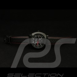 Porsche 911 Automatic Watch 300 km/h speedometer black cushion-shaped case / black dial / white numbers