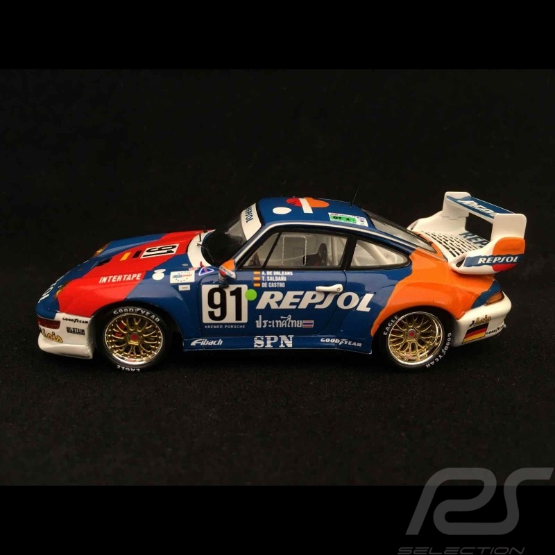 Porsche 911 GT2 typ 993 le Mans 1995 n° 91 Kremer 1/43 Spark S5512