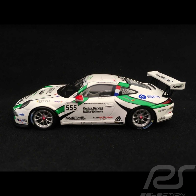Porsche 911 GT3 Cup type 991 winner Carrera Cup 2017 n° 555 Almeras 1/43 Spark 43KX008