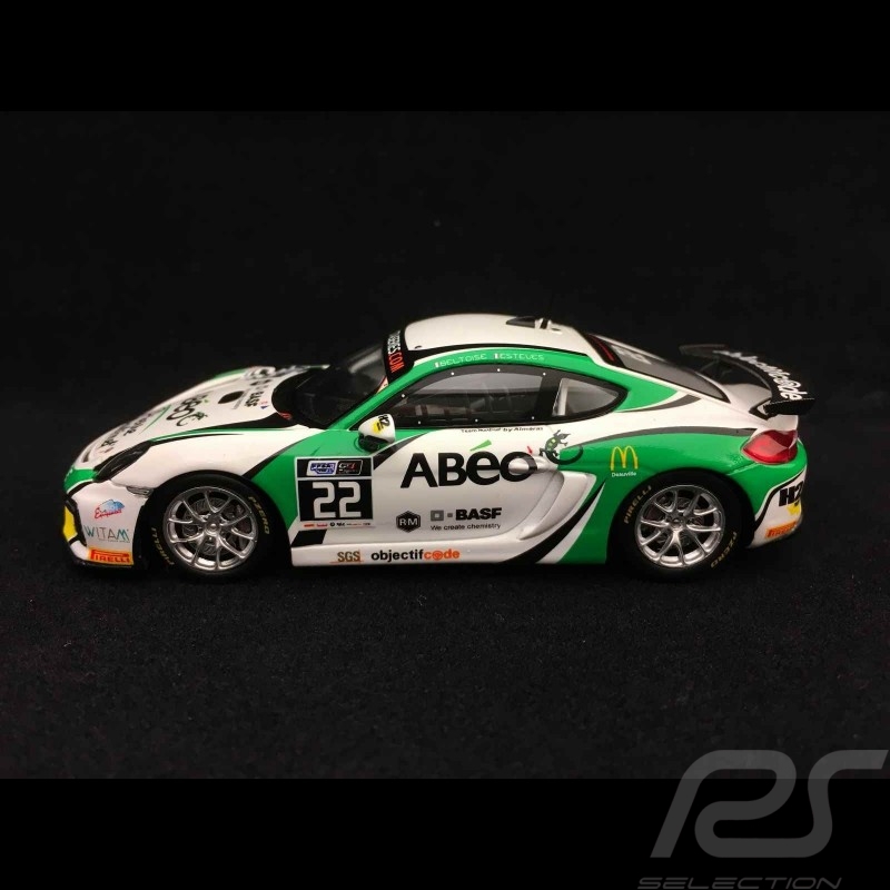 Porsche Cayman GT4 FFSA GT 2017 n° 22 Almeras 1/43 Spark 43KX003