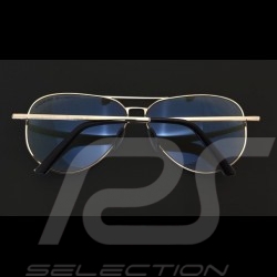 Porsche sunglasses golden frame / green polarized lenses Porsche Design P'8508-A - unisex