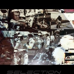 Poster Steve McQueen Le Mans 1970 v1 60 x 84 oeuvre originale de Caroline Llong