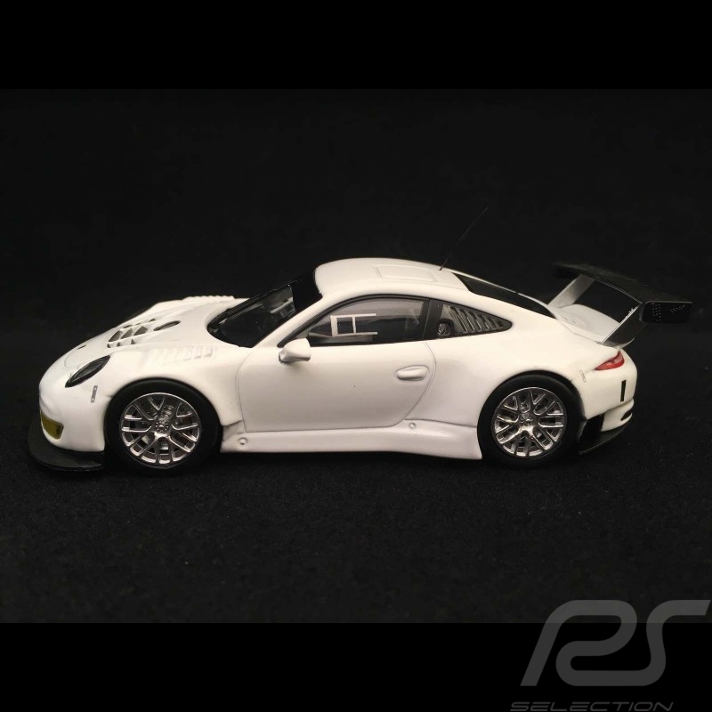 Porsche 911 GT3 R type 991 presentation Ready to race 1/43 Ixo GTM120 blanche white weiß